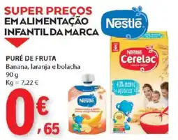 E.Leclerc Puré de fruta promoção