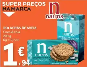 E.Leclerc Bolachas de aveia promoção