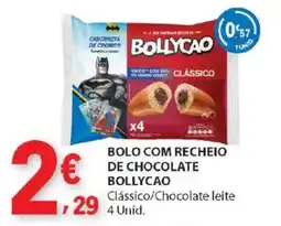 E.Leclerc Bolo com recheio de chocolate bollycao promoção