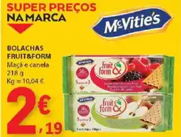 E.Leclerc Bolachas fruit&form promoção