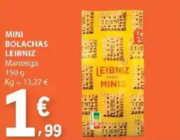 E.Leclerc Mini bolachas leibniz promoção