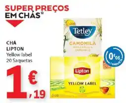 E.Leclerc Chá lipton promoção