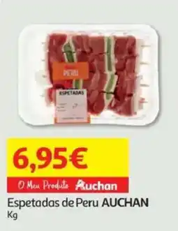 Minipreço Espetadas de Peru AUCHAN promoção