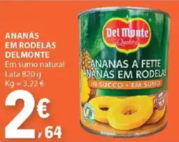 E.Leclerc Ananás em rodelas delmonte promoção