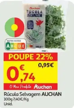 Minipreço Rúcula Selvagem AUCHAN promoção