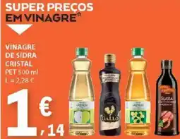 E.Leclerc Vinagre de sidra cristal pet promoção