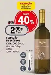 Intermarché Selecção de enófilos - vinho doc douro promoção