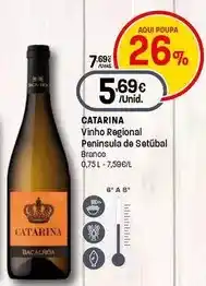 Intermarché Catarina - vinho regional peninsula de setubal promoção