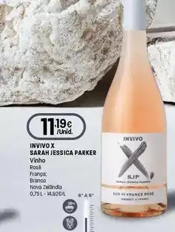 Intermarché Invivo x sarah jessica parker - vinho promoção