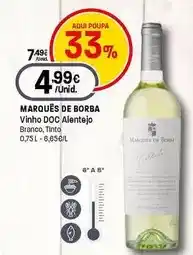 Intermarché Marqués de borba - vinho doc alentejo promoção
