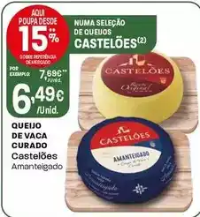 Intermarché Castelões - queijo de vaca curado promoção