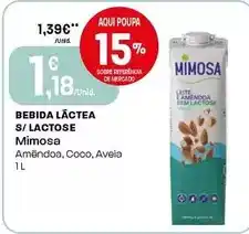 Intermarché Mimosa - bebida lactea s/lactose promoção