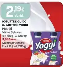 Intermarché Nestlé - iogurte liquido s/lactose yoggi promoção