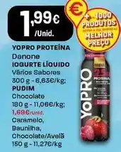 Intermarché Danone - yopro proteina iogurte liquido/pudim promoção