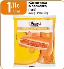 Intermarché Porsi - pão especial p/ cachorro promoção