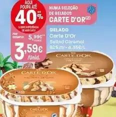 Intermarché Carte d'or - gelado promoção