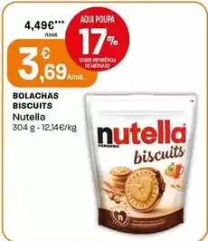Intermarché Nutella - bolachas biscuits promoção