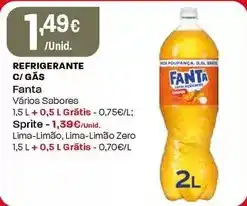 Intermarché Fanta - refrigerante c/ gas promoção