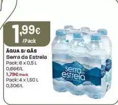 Intermarché Serra da estrela - água s/gas promoção