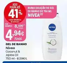 Intermarché Nivea - gel de banho promoção