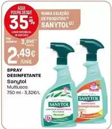 Intermarché Sanytol - spray desinfetante promoção