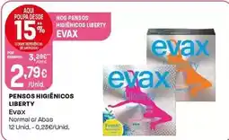 Intermarché Evax - pensos higienicos liberty promoção