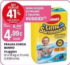 Intermarché Huggies - fralda cueca banho promoção