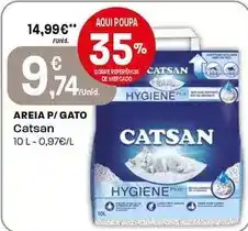 Intermarché Catsan - areia p/ gato promoção
