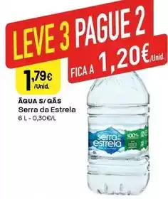 Intermarché Serra da estrela - agua s/gas promoção