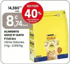 Intermarché Friskies - alimento seco p/ gato promoção