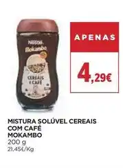 El Corte Inglés Nestlé - mistura soluvel cereais com cafe mokambo promoção