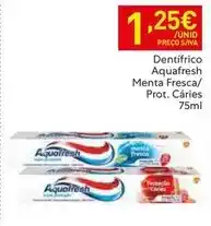 Recheio Aquafresh - dentífrico promoção