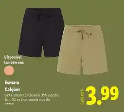 Lidl Esmara - calçoes promoção