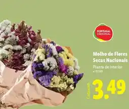Lidl Portugal - molho de flores secas nacionais promoção