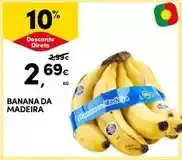 Continente Bom dia Madeira - banana da madeira promoção