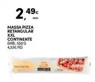 Continente Bom dia Continente - massa pizza retangular xxl promoção