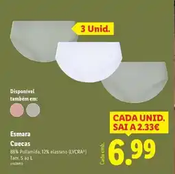 Lidl Esmara promoção