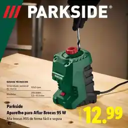 Lidl Parkside - aparelho para afiar brocas 95 w promoção
