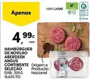 Continente Bom dia Angus - hambúrguer de novilho aerdeen angus continente selecao promoção