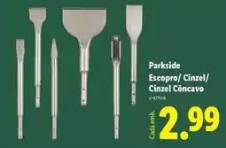 Lidl Candy - parkside escopro/cinzel/cinzel concavo promoção