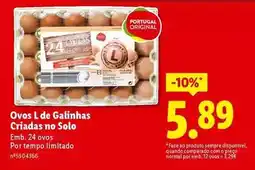 Lidl Portugal - ovos l de galinhas criadas no solo promoção
