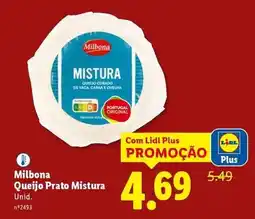Lidl Milbona - queijo prato promoção