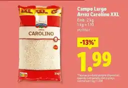 Lidl Xxl - arroz carolino xxl promoção