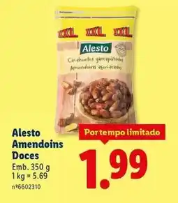Lidl Alesto - almendoins doces promoção