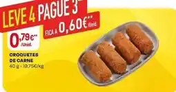 Intermarché Croquetes de carne promoção