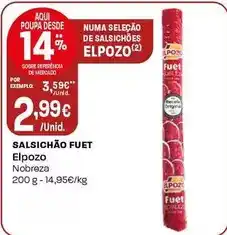 Intermarché Elpozo - salsichão fuet promoção