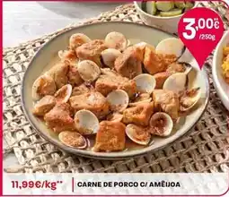 Intermarché Carne de porco c/ ameijoa promoção