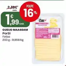 Intermarché Porsi - queijo maasdam promoção