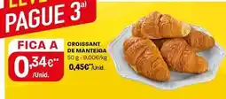 Intermarché Croissant de manteiga promoção