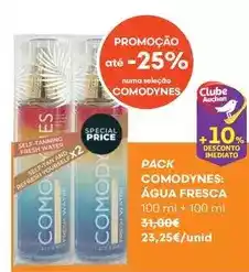 Auchan Comodynes - pack agua fresca promoção